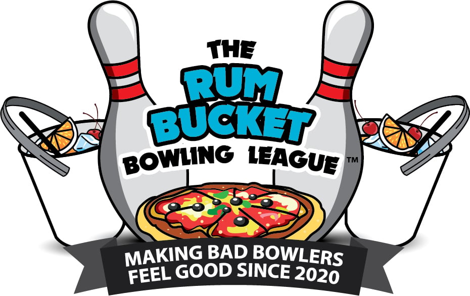 Rum Bucket Bowling League Logo